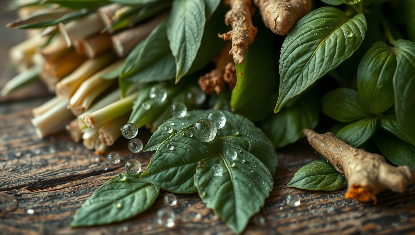Thai medicinal herbs and natural remedies for wellness
